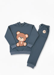 Regular Fit Bear Adventure Hoodie Set (unisex)