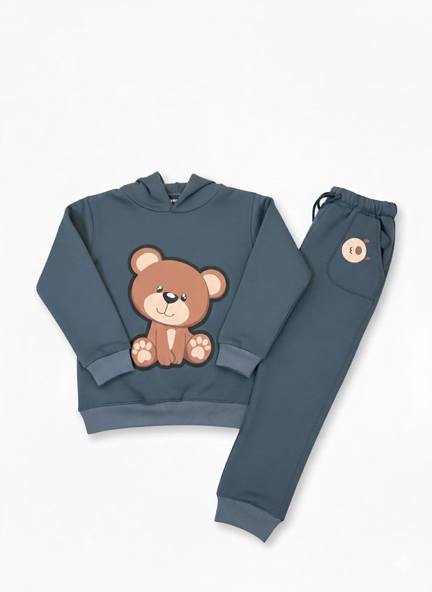 Regular Fit Bear Adventure Hoodie Set (unisex)