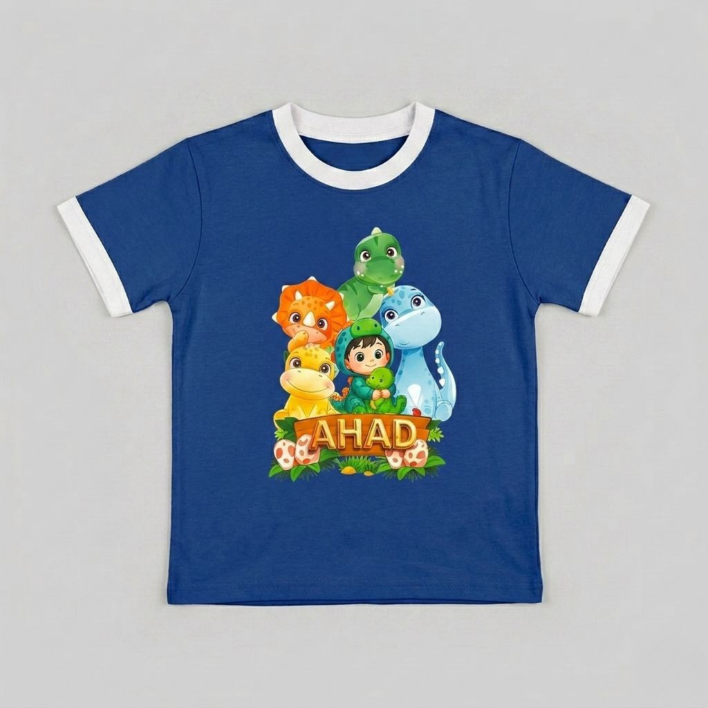Dino Customized Name Shirt