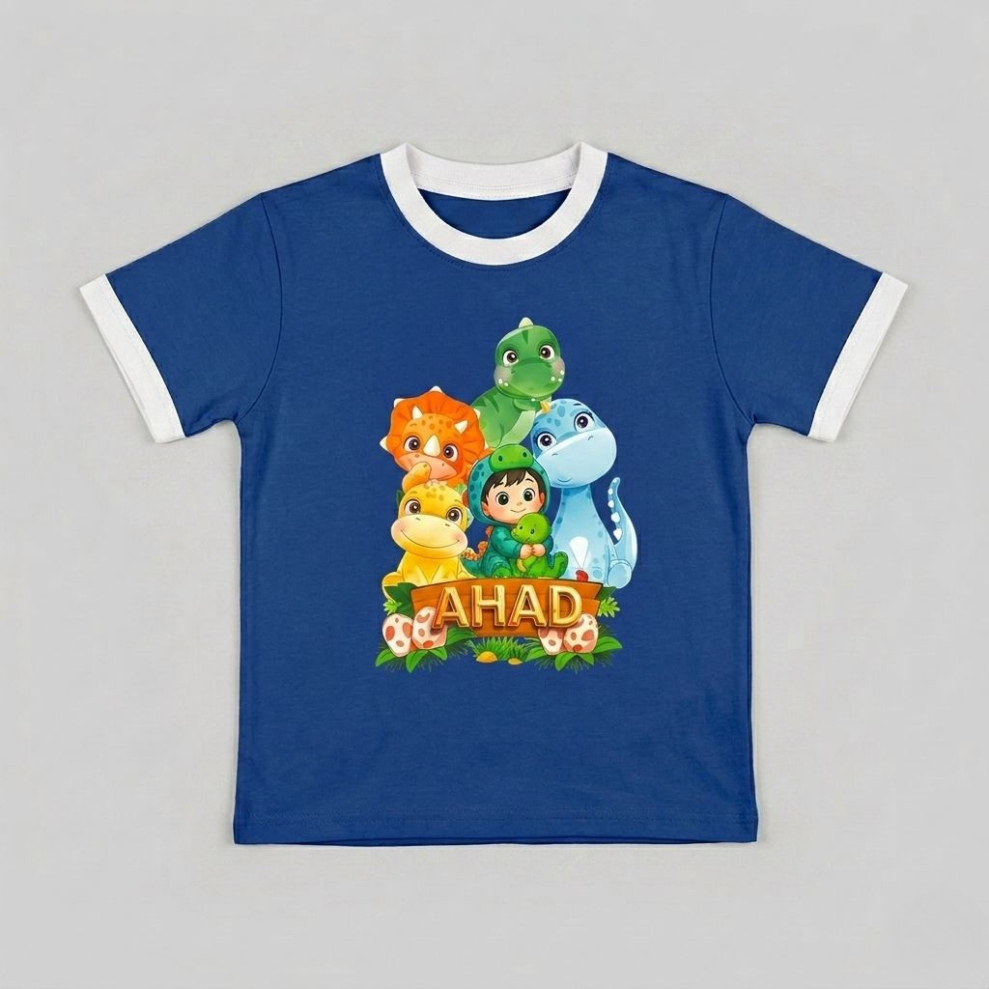 Dino Customized Name Shirt