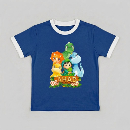 Dino Customized Name Shirt