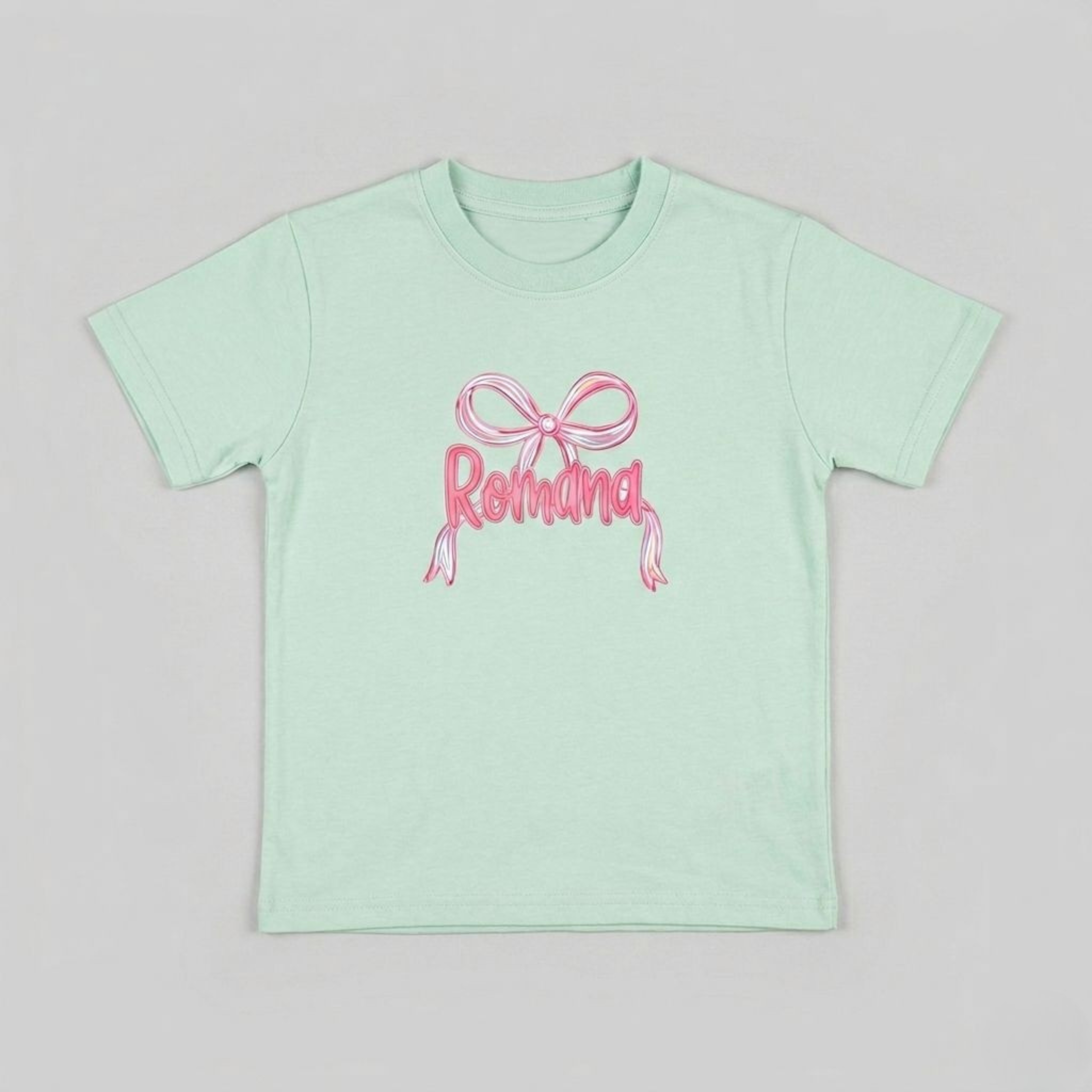 Cute Bow Customized Name shirt