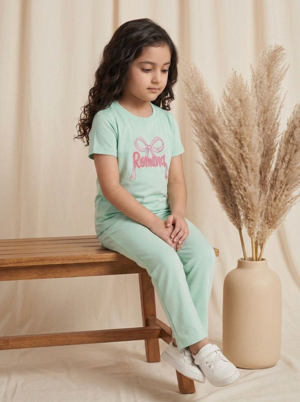 Cute Bow Customized Name shirt
