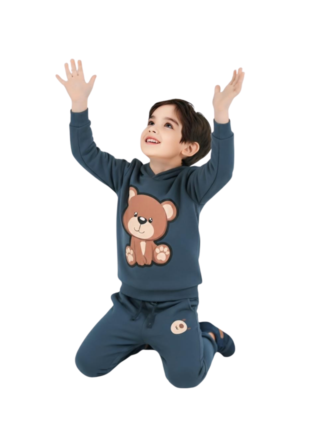 Regular Fit Bear Adventure Hoodie (unisex)