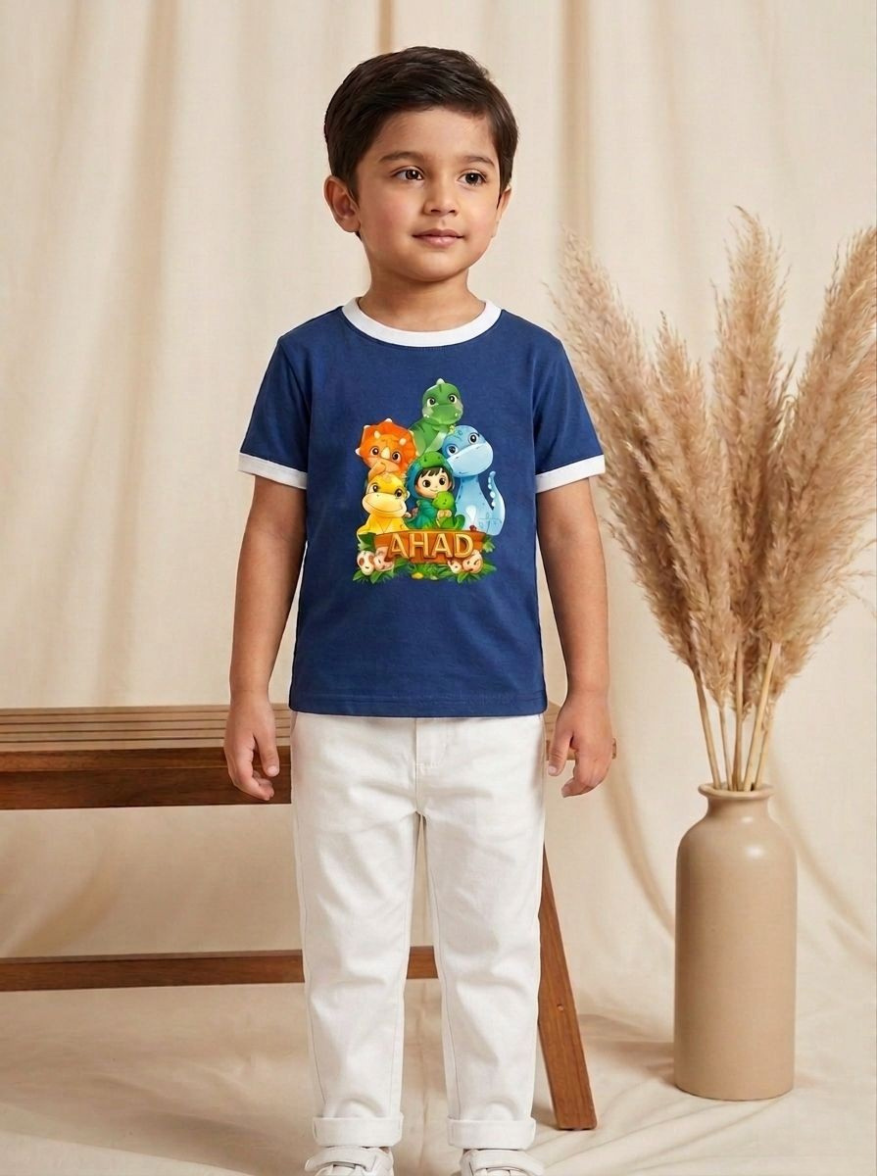 Dino Customized Name Shirt