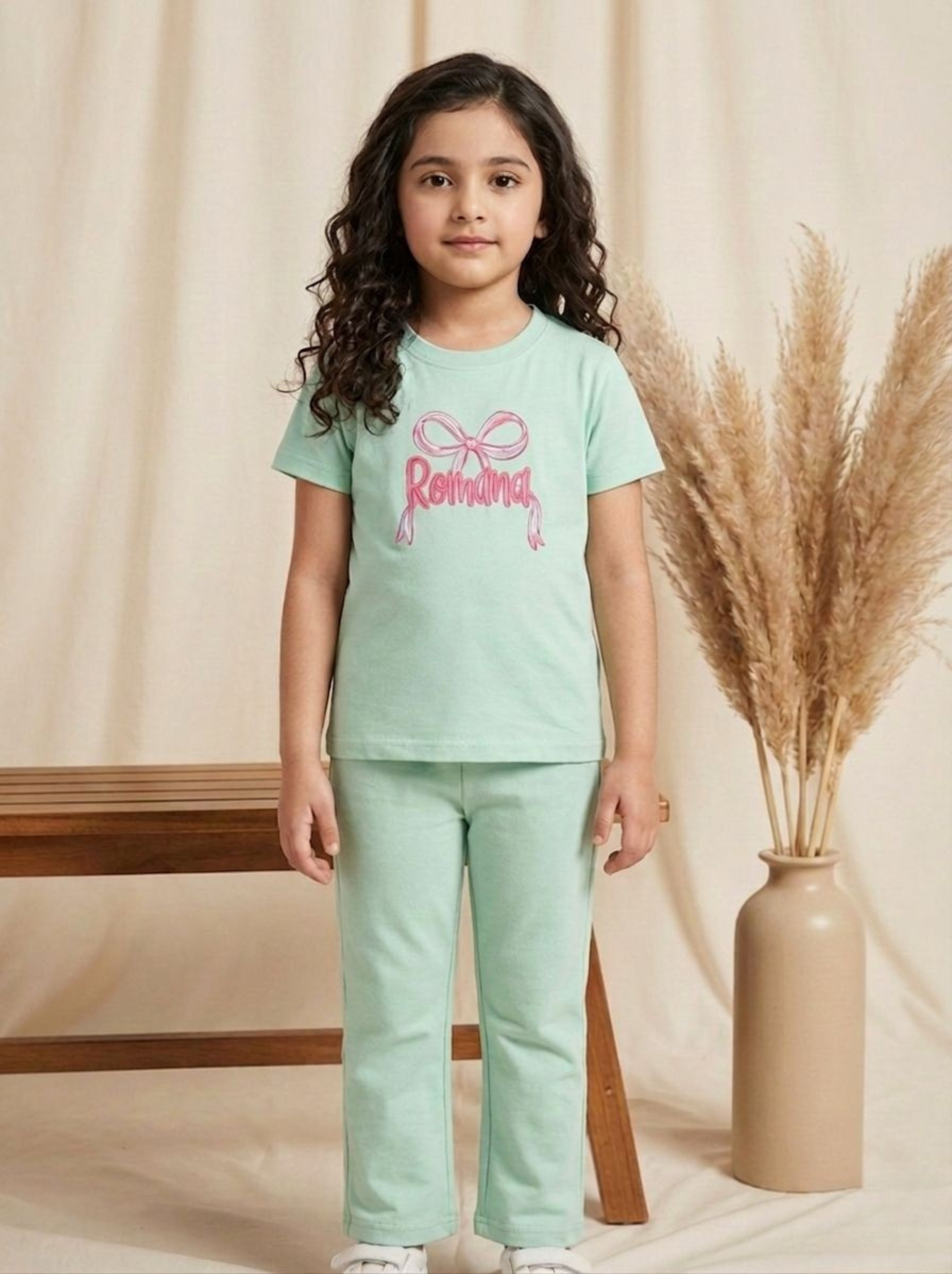 Cute Bow Customized Name shirt